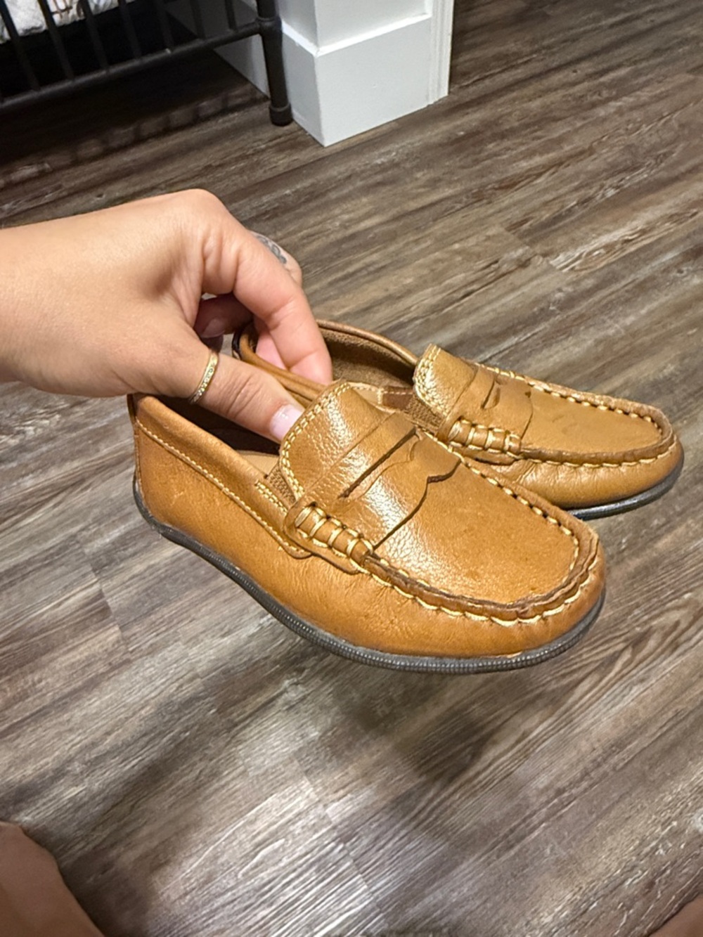 Classic Kids Penny Loafers in Tan